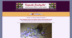 Desktop Screenshot of keepsakejewelryart.com